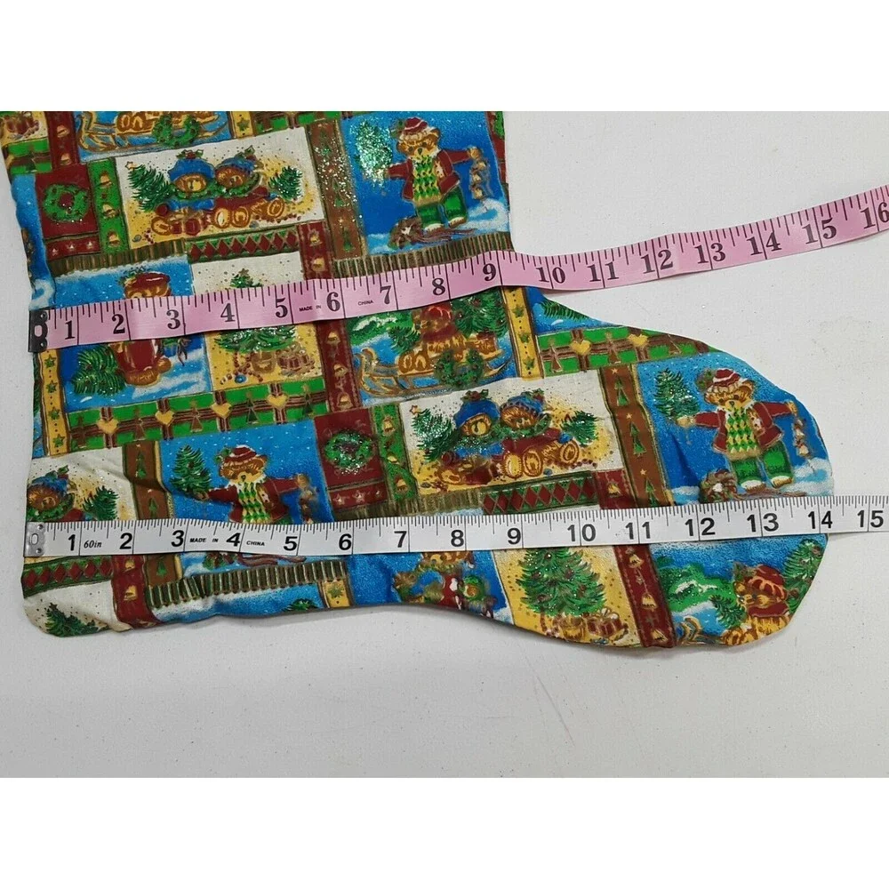 Handmade Christmas Stocking Teddy bear Reindeer Crhistmas Tree Sled 22